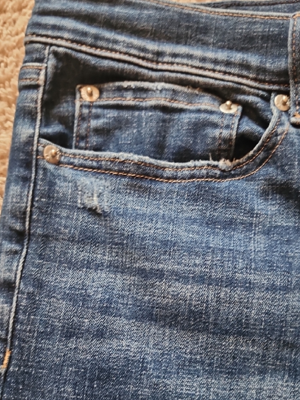 Pistola Dark Blue Straight Ankle Cropped Women’s Jeans - Picture 9 of 13